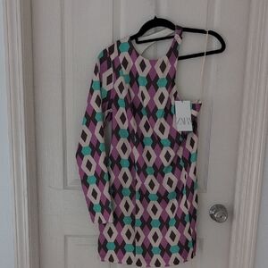Geometric Patterned Dress